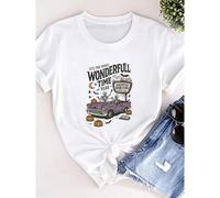 Shein women t-shirt print ®It's the Most Wonderful Time of the Year Halloween Shirt,Retro Halloween Shirt Funny Halloween Tee Vintage Halloween Tshirt desig