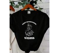 Shein women t-shirt print Keep Homeschool Weird Shirt Homeschool Mom Shirts Homeschool Shirt Not All Classrooms Have Four Walls Tee Homeschoolin Shirt Mothe