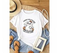 Shein women t-shirt print Maternity Ghost Shirt ®, Funny Pregnant Halloween Tee, Spooky Mama Fall Shirt, Gift for first time mama, Baby shower t-shirt Summe
