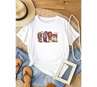 Shein women t-shirt print Muertos Latte, Dia De Los Muertos Shirt, Day Of The Dead Halloween Shirt, Coffee Lover Shirt, Pumpkin Spice Latte Drink Cup, Mexic