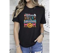 Shein women t-shirt print My Favorite Nurse Calls Me Mom, Nurse Mom Tshirt, Nurse Mom Gifts, Proud Mom of Nurse, Mother of Nurse, Nursing Graduation, Nurse'