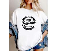 Shein women t-shirt print Officially Retired 2022 Not My Problem Anymore Shirt, Officially Retired T-Shirt, Retirement Shirt, Retired Life Tee, Grandma Shir