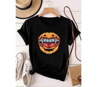 Shein women t-shirt print Snake Halloween Shirt, Halloween Shirt, Scary Halloween Shirt, Halloween Party Tees, Spooky Season Tee, Horror Night Shirt Stylis