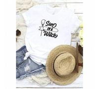 Shein women t-shirt print Son Of A Witch Shirt, Halloween Shirt, Funny Halloween Shirt, Halloween Costume, Witch Shirt, Witch Outfit, Witchy Vibes Shirt, Wi