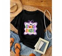 Shein women t-shirt print Spooky Season Coquette Bow Halloween Vibes Men Women T-Shirt Slightly Stretched Print Round Neck Short Sleeve women streetwear fa