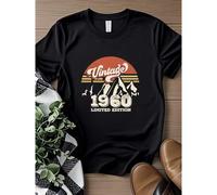 Shein women t-shirt print summer Vintage 1960 Shirt, 63rd Birthday Gift For Men, 63rd Birthday Best Friend, 63rd Bday, Sixties Shirt, Turning 63 Birthday Gi