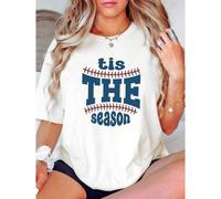 Shein women t-shirt print T Is The Season Baseball Mom Sweatshirt, Womens Baseball Game Day Shirt, Baseball Mama Shirt, Baseball Season Shirt Mom, Team Base