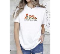 Shein women t-shirt print Teach Them, Love Them, Watch Them Grow, Let Them Grow Shirt, Kindergarten Shirt, Floral Teacher Shirt, Funny Teacher Shirt, Teache