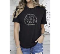 Shein women t-shirt print The Tortured Trendy Teacher Shirt , Funny Teacher Shirt, Teacher Memes T shirt, Teacher Christmas Gift Idea, Back To School Top Fo
