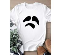 Shein women t-shirt print This is My Hu Costume I'm Really A Ghost Smile Pumpkin T-Shirt Versatile Comfortable Slightly designer clothes fashion women stree