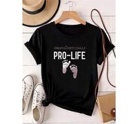Shein women t-shirt print Unapologetically Pro-Life Shirt, Christian Shirt, Protect Life Shirt, Save The ren, Women Tee, It's A Not A Choose, Pro Lives Tee