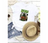 Shein women t-shirt print Vintage Halloween Sweatshirt, Every Day is Halloween, Unisex Retro Halloween Horror Aesthetic, Spooky Halloween Witch Graphic Swea