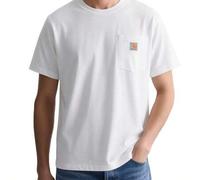 Shein Workwear Pocket Men's camiseta White