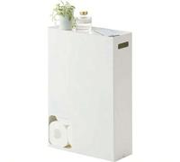 Shein Yamazaki 2294 Plato Armazenador de papel higiénico blanco aço diseño minimalista 33 x 12 5 x 48 cm L x An x Al