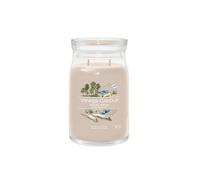 Shein Yankee Candle Vela perfumada Signature | Vela en tarro grande Seaside Woods con doble mecha, mezcla de cera de soja larga combustión, regalo perfecto