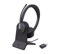 Shein Yealink WH64 Hybird Dual with Charging Stand Teams Auriculares Inalámbrico Diadema Oficina/Centro de llamadas USB Tipo C Bluetooth Base de carga Negro
