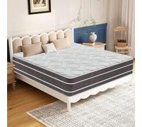 Shein YIDATONG Colchón 140x190 cm de Alta Calidad, Espesor 28 cm, Colchón de Muelles en Bolsa, Espuma de Memoria + Látex, Soporte Perfecto, 7 Zonas, Termorr