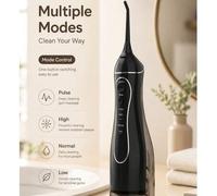 Shein YUNCHI Irrigador Bucal Eléctrico, Irrigador Oral Portátil de Gran Capacidad C102, Equipado con 5 Boquillas, Regalo Ideal para Familia, Novia y Novio