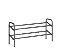 Shein Zapatero Extensible, Zapatero de Metal de 2 Niveles, Organizador de Zapatos Ajustable, Estante Zapatos para Pasillo, Armario, Puerta, Fácil Montaje,Ne