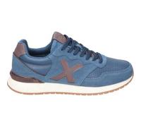 Shein Zapatilla Munich Dash Premium para Hombre - Deportiva en Color Azul con Detalles en Marrón - Sneaker con Cierre de Cordones - Casual - Versátiles - Có
