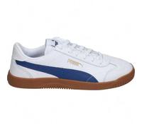 Shein Zapatillas Bajas Puma Club 5V5 para Mujer - Deportiva en Color Blanco y Detalles en Azul - Sneaker con Cierre de Cordones - Estilo Casual - Modelo 398