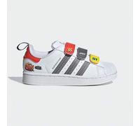 Shein Zapatillas casuales de caña baja SUPERSTAR II CF C para niños pequeños JQ1337