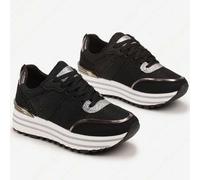 Shein Zapatillas con una suela gruesa decorativa y brillo