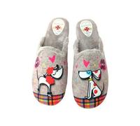 Shein Zapatillas de Casa Abiertas "Kiss Me" ALCALDE - Pantuflas Cómodas con Diseño de Perros Made in Spain .