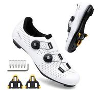 Shein Zapatillas de ciclismo para hombre Zapatillas de ciclismo para mujer Compatibles con pedales SPD-SL e instalación compatible Calas SPD/Look KEO Zapati