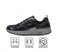 Shein Zapatillas de correr transpirables y consistentes para hombres, zapatillas de entrenamiento para exteriores 220034-BKGY