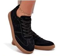 Shein Zapatillas de mujer con plataforma ante marca Big Star SS274675 HI-POLY SYSTEM en beige, negro y marrón