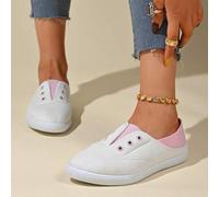Shein Zapatillas de punto cómodas y transpirables con estilo colegial, aptas para la universidad, oficina, gimnasio, exterior, fiestas, todas las estaciones