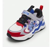 Shein Zapatillas deportivas anchas para niños con diseño de Ultraman, zapatos de primavera a la moda y divertidos