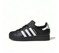 Shein Zapatillas deportivas de caña baja cómodas y versátiles Superstar 2 originales para niños, color negro