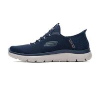 Shein Zapatillas deportivas para hombre, zapatillas deportivas casuales Skechers Slip High Range 232457-NVY