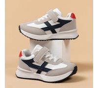 Shein Zapatillas deportivas para niños 2024 primavera/otoño, zapatillas chunky versátiles de moda, suela blanda antideslizante, zapatos casuales para niños