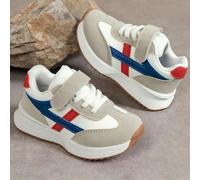 Shein Zapatillas deportivas para niños 2024 primavera/otoño, zapatillas chunky versátiles de moda, suela blanda antideslizante, zapatos casuales para niños