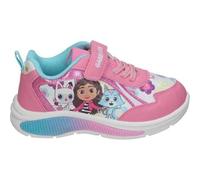 Shein Zapatillas Infantiles Gabby´s Dollhouse - Deportivas en Color Rosa con Dibujos de Gabby´s Dollhouse - Sneakers con Cordones y Velcro - Máximo Ajuste -