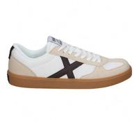 Shein Zapatillas Munich Break para Hombre - Deportiva en Color Beige con Detalles en Negro y Blanco - Sneakers con Cordones - Estilo Casual - Moda - Combina
