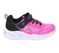 Shein Zapatillas Skechers S-Lights: Sola Glow Ombre Deluxe para Niña - Deportivas en Color Rosa y Negro - Sneakers con Cordones y Velcro - Máximo Ajuste - C