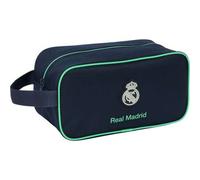 Shein Zapatillero Mediano Real Madrid 2ª Equipación 25/26 Ligero y Funcional - Bolsa para Zapatillas con Asa Lateral y Cierre de Cremallera para Deporte, Ex