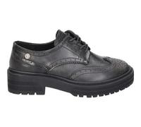 Shein Zapatos Casual Refresh para Mujer - Zapatos Oxford en Color Negro con Detalles - Zapato Cómodo con Cordones - Versátiles - Cómodos - Alta Calidad - Mo