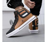 Shein Zapatos casuales de cuero de gran tamaño, tipo botín, para caminar. Tallas 38-48, ideales para yoga