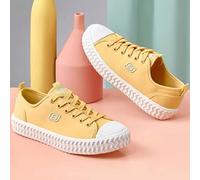Shein Zapatos casuales de moda para mujer de la serie SKECHER STREET, zapatos de lona