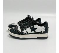 Shein Zapatos casuales de plataforma nuevos para hombre 2024, zapatillas elevadoras versátiles y de tendencia, estilo coreano, diseño estelar de alta gama