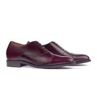 Shein Zapatos con alzas para aumentar altura 7 cm. Modelo Denver burgundy, elegante y cómodo. Ideal para un look formal y con estilo. Zapatos de vestir para