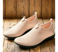 Shein Zapatos de agua ligeros para viaje con diseño sin cordones, que cuentan con excelente antideslizante y plantilla suave transpirable con tela de secado
