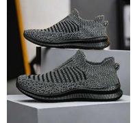Shein Zapatos de medianos deportivos versátiles y transpirables para hombres, zapatillas tipo calcetín livianas, zapatos deportivos casuales cómodos para ad