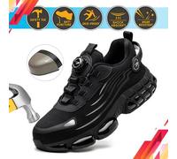 Shein Zapatos de para entrenamiento de hombres, zapatos deportivos con puntera de acero, zapatos de trabajo, zapatos deportivos de cómodos y resistentes a l