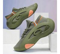 Shein Zapatos de pareja de coco casuales y deportivos 2025, de malla transpirable, de moda, versátiles, deportivos, antideslizantes, tipo calcetín, elegante